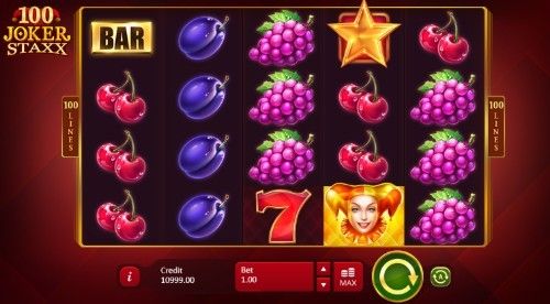 100 Joker Staxx uk slot game