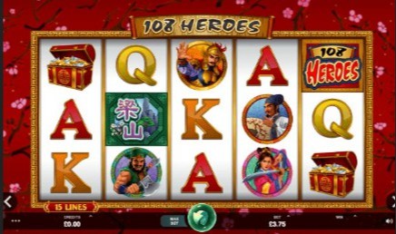 108 Heroes uk slot game