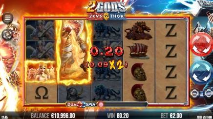 2 Gods Zeus vs Thor uk slot game
