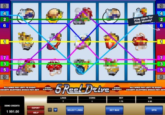 5 Reel Drive uk slot game