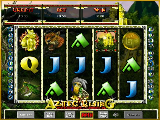 Aztec Rising uk slot game