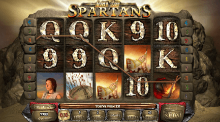 Age of Spartans uk slot game