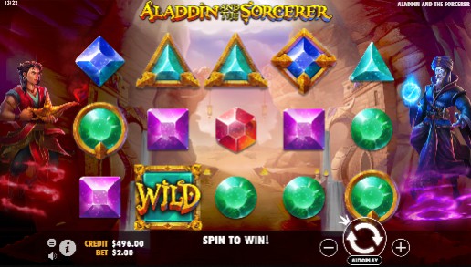 Aladdin and the Sorcerer uk slot game