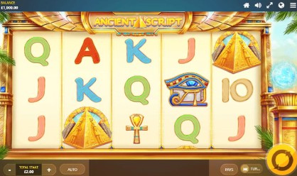 Ancient Script uk slot game
