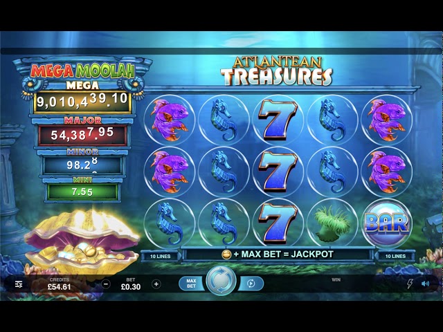 Atlantean Treasures Slot Gameplay