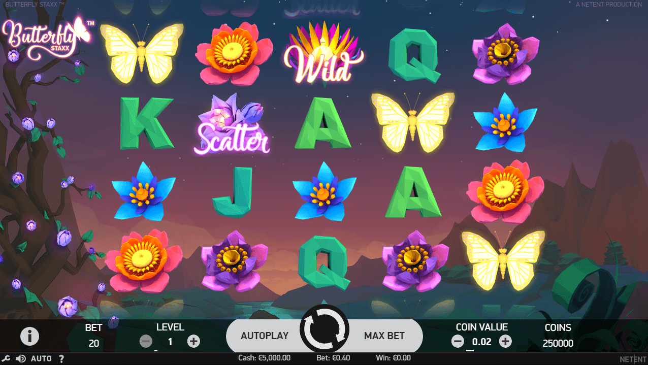 Butterfly Staxx uk slot game