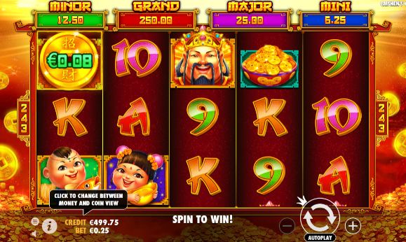 Caishen’s Cash uk slot game