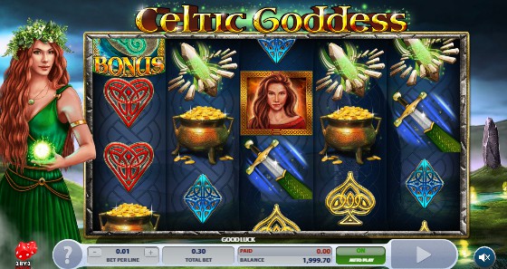 Celtic Goddess uk slot game