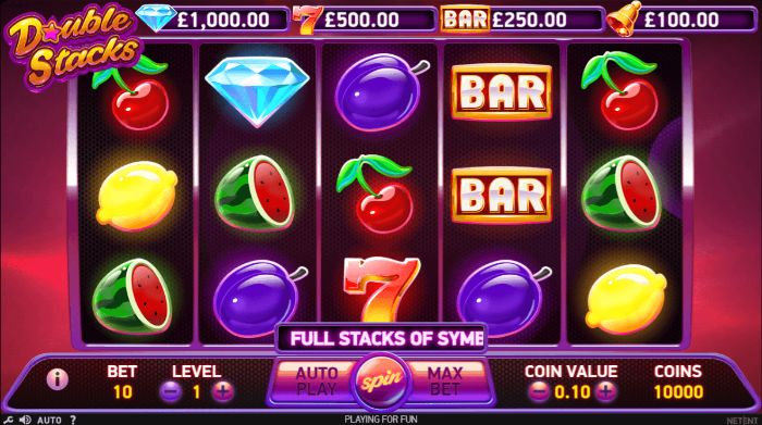 Double Stacks uk slot game