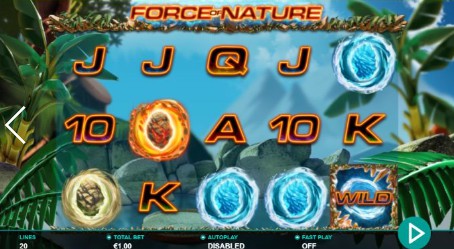 Force of Nature uk slot game