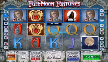 Full Moon Fortunes uk slot game