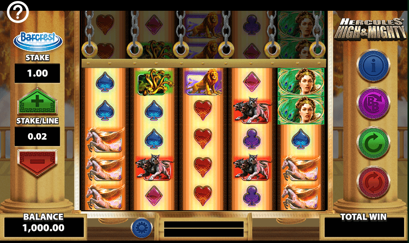 Hercules High and Mighty uk slot game