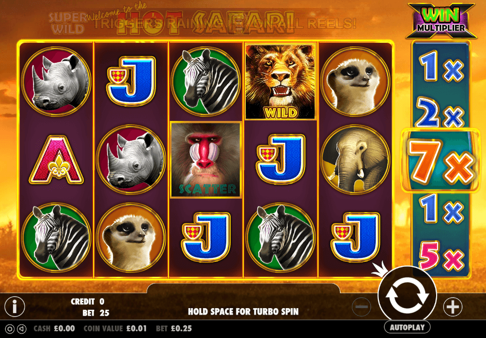 Hot Safari uk slot game