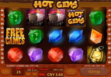 Hot Gems uk slot game