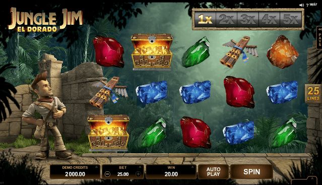 Jungle Jim - El Dorado uk slot game
