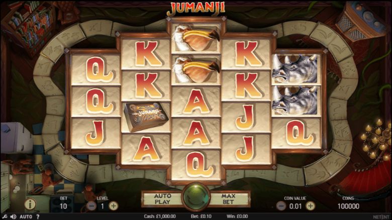Jumanji uk slot game