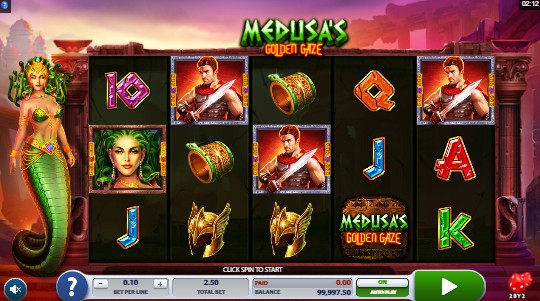 Medusa's Golden Gaze uk slot game