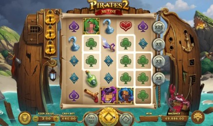 Pirates 2 - Mutiny uk slot game