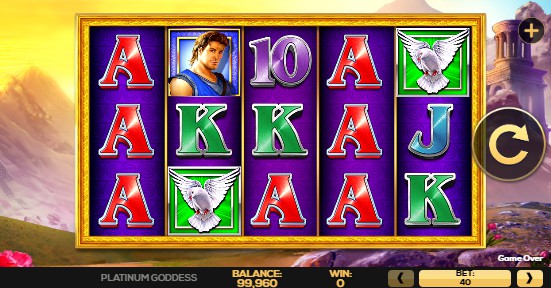 Platinum Goddess uk slot game