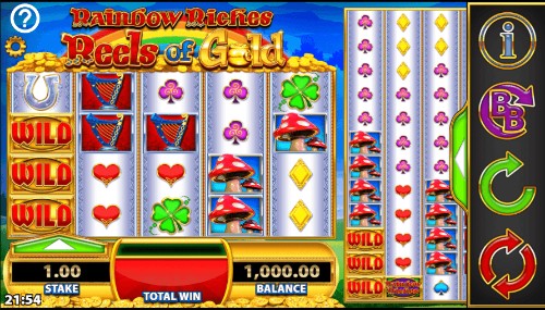 Rainbow Riches Reels of Gold uk slot game