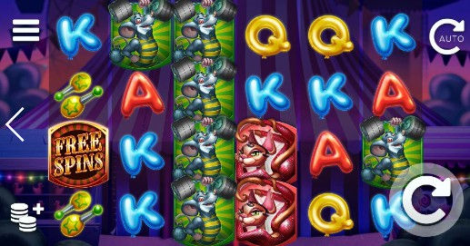 Respin Circus uk slot game