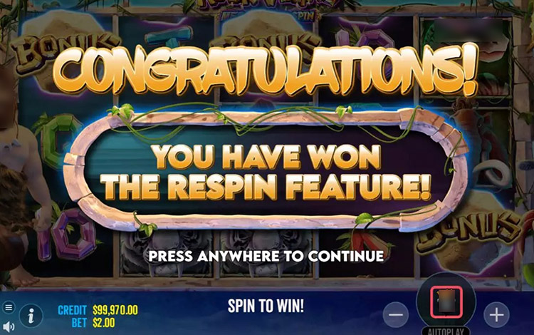 Rock Vegas Slot Win