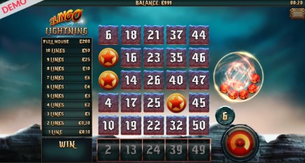 Slingo Lightning uk slot game