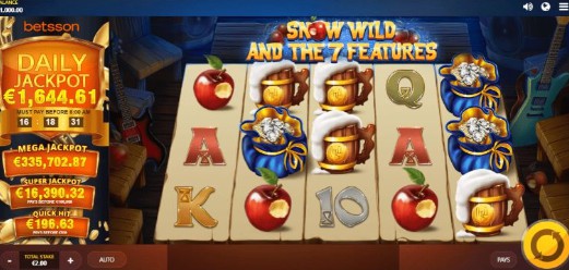Snow Wild and the 7 Features uk slot game