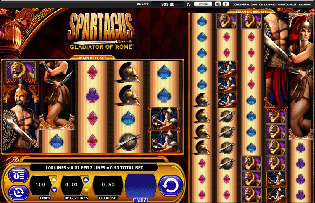 Spartacus uk slot game