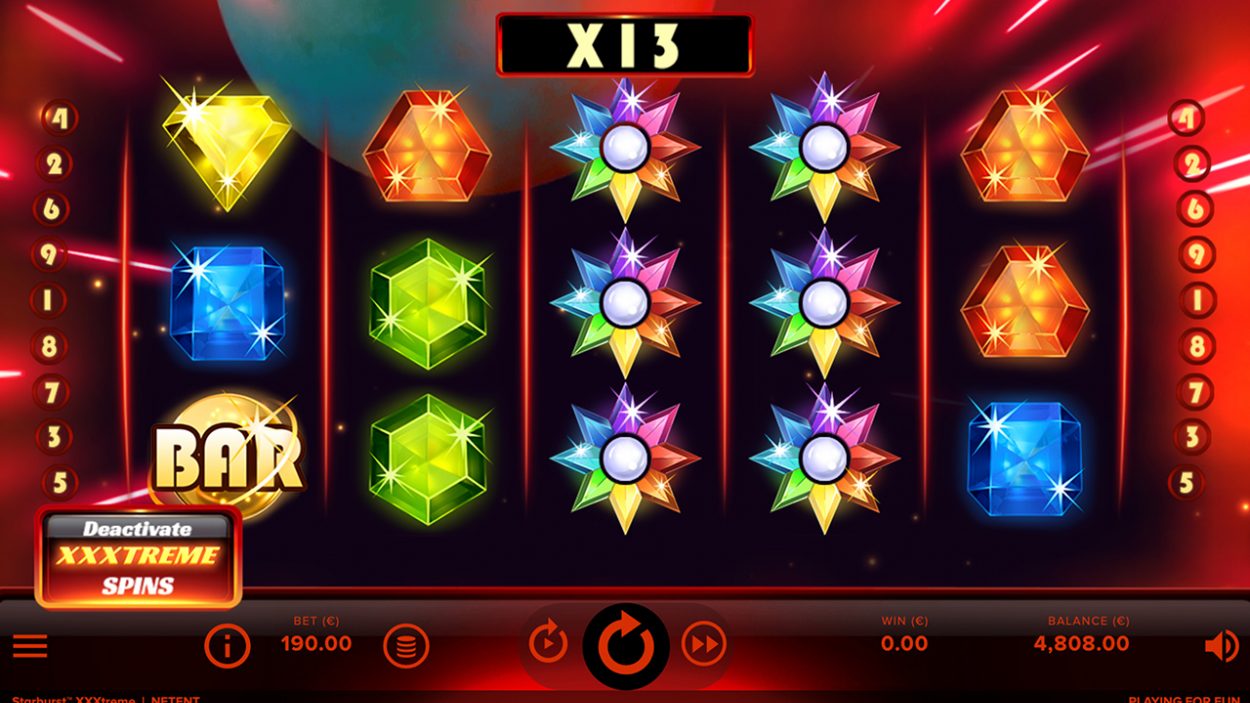 Starburst XXXtreme Slot Gameplay