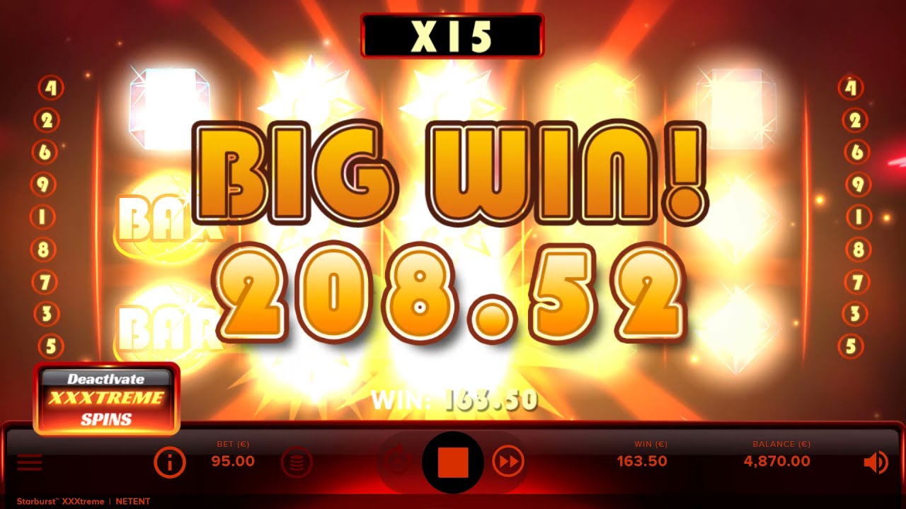 Starburst XXXtreme Slot Wins