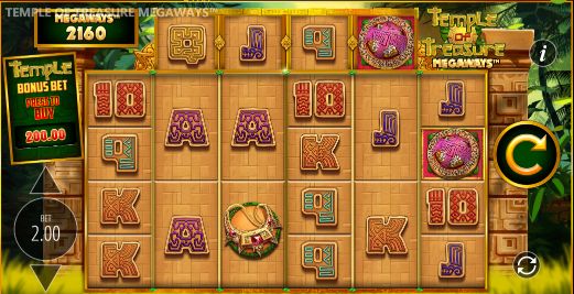 Temple of Treasure Megaways uk slot game