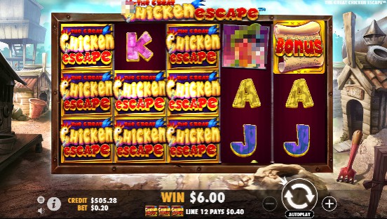 The Great Chicken Escape uk slot game