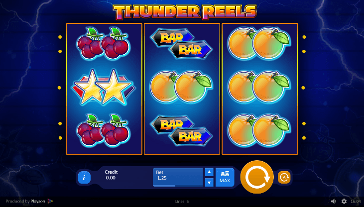 Thunder Reels uk slot game