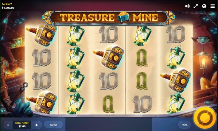 Treasure Mine uk slot game