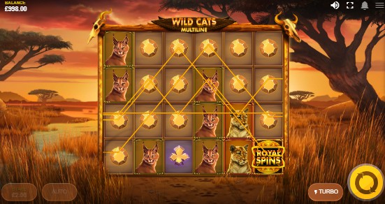 Wild Cats Multiline uk slot game