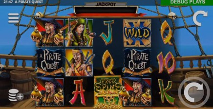 A Pirate's Quest uk slot game