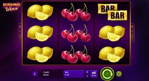 Burning Wins uk slot game