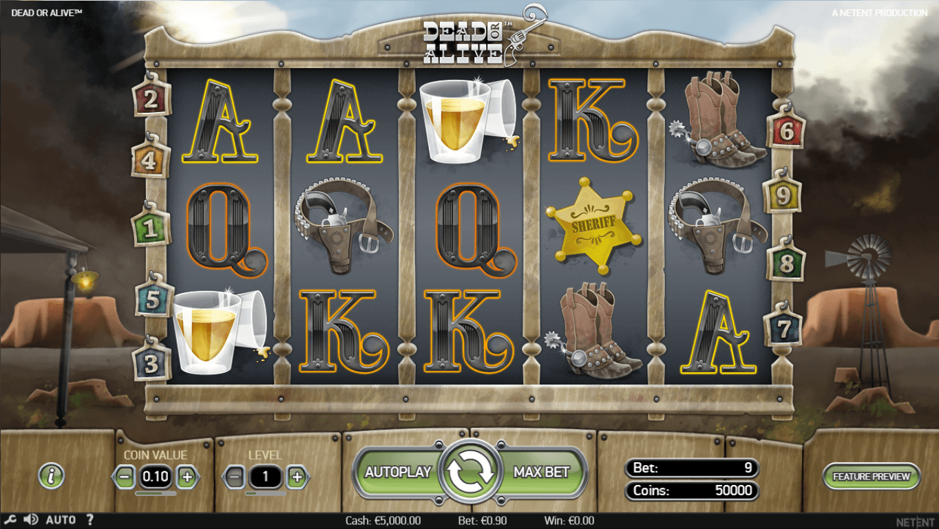 Dead or Alive uk slot game