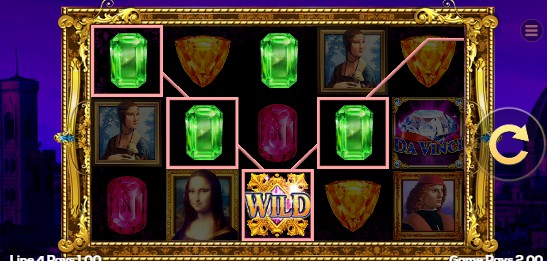 Diamonds By Da Vinci uk slot game