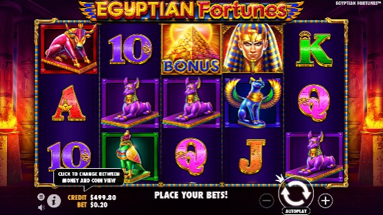 Egyptian Fortunes uk slot game