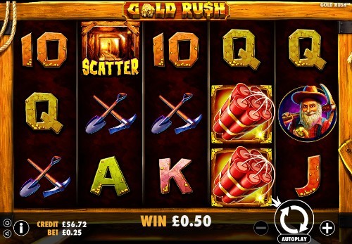 Gold Rush uk slot game