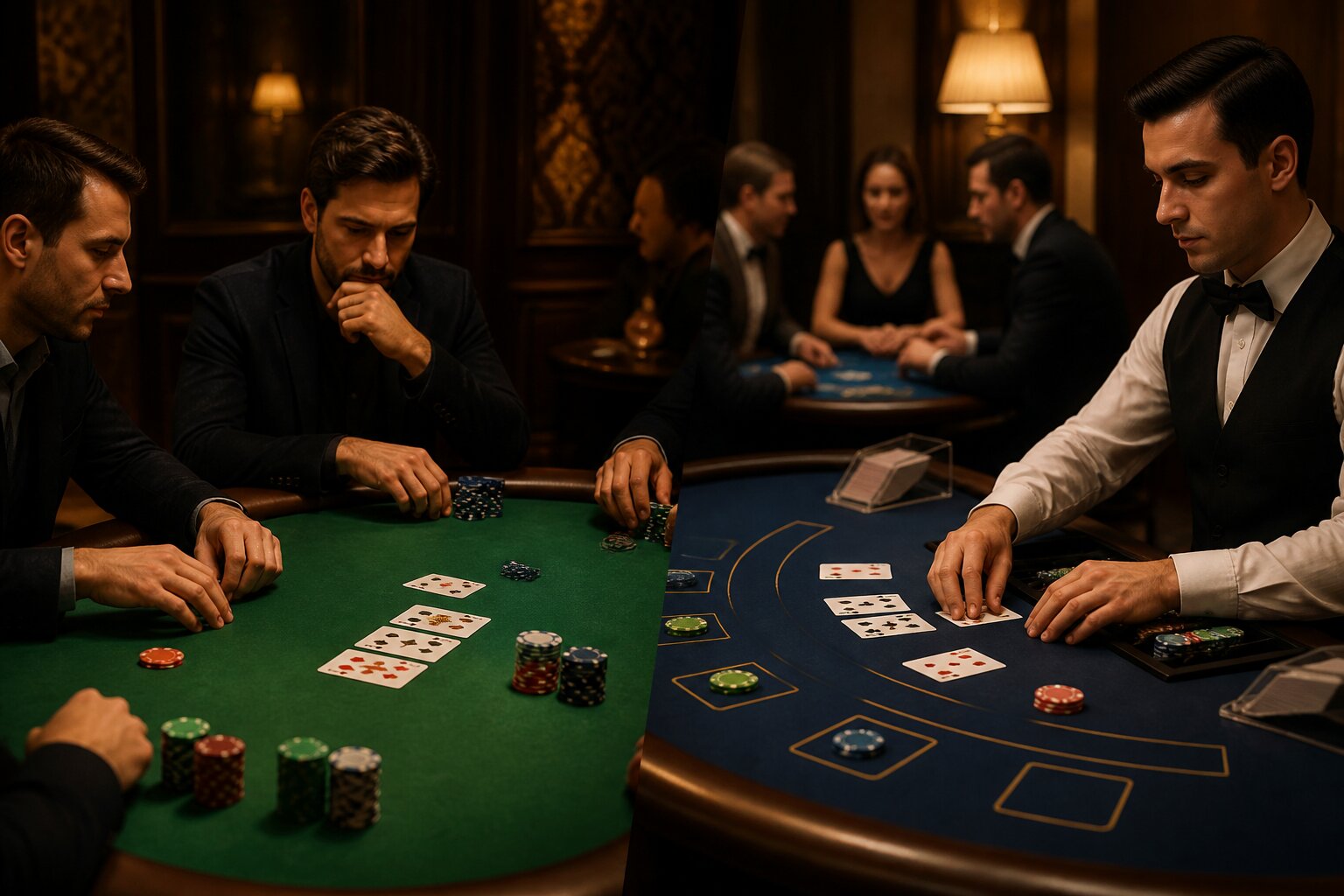 Poker vs Blackjack: Is Poker Really More Profitable Than Blackjack?
