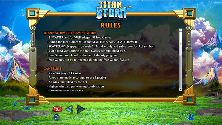 Titan Storm Features