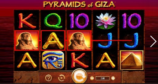 Pyramids of Giza uk slot game