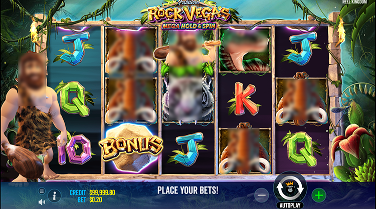 Rock Vegas Slots Reels