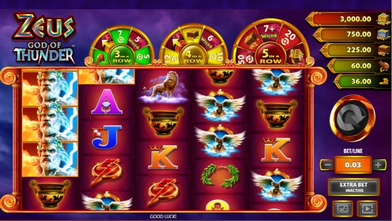 Zeus God of Thunder uk slot game